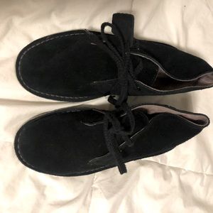 Black Clark boots